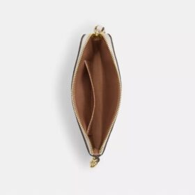 Bolsos de pulsera con cremallera en la esquina, en cuero exclusivo con Charms de corazón