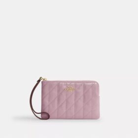 Bolsos de pulsera con cremallera en la esquina y acolchado