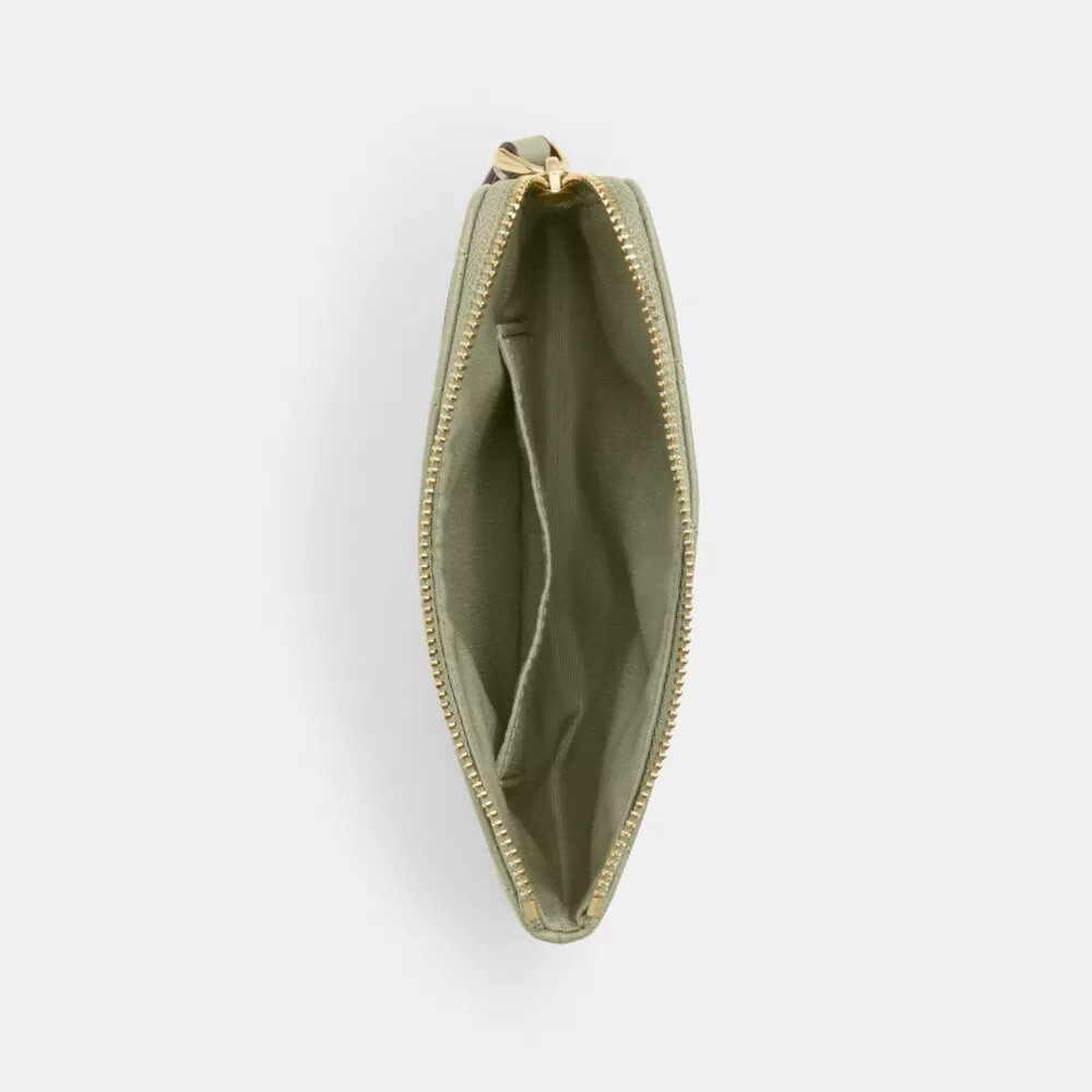 Bolsos de pulsera con cremallera en la esquina y acolchado
