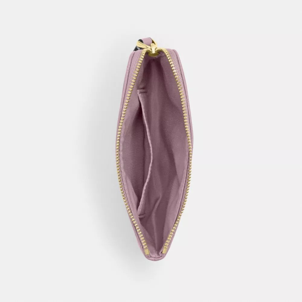 Bolsos de pulsera con cremallera en la esquina y acolchado