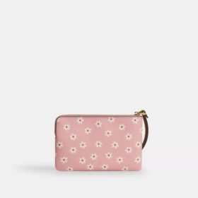 Bolsos de pulsera con cremallera en la esquina y estampado floral