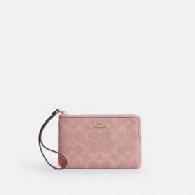 Bolsos de pulsera con cremallera en las esquinas en denim característico
