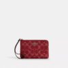 Bolsos de pulsera con cremallera en las esquinas en denim característico