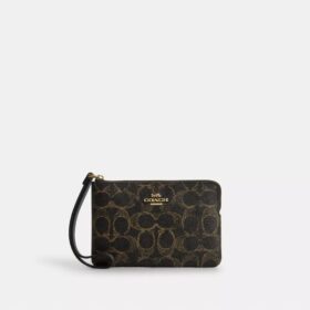 Bolsos de pulsera con cremallera en las esquinas en Signature Canvas