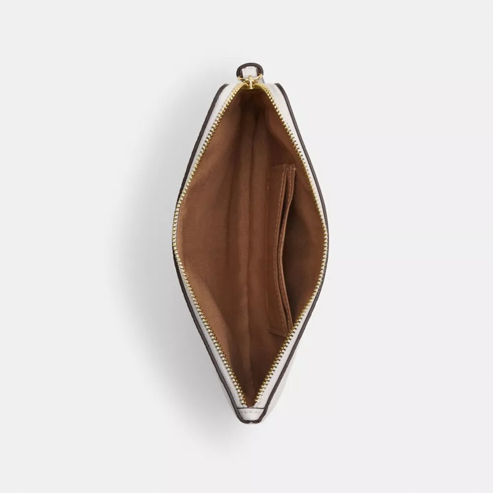 Bolsos de pulsera grandes con cremallera en esquina en Signature Canvas