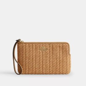 Bolsos de pulsera grandes con cremallera en la esquina