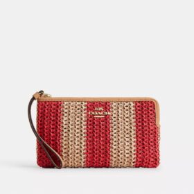 Bolsos de pulsera grandes con cremallera en la esquina