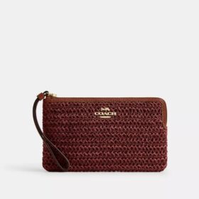 Bolsos de pulsera grandes con cremallera en la esquina