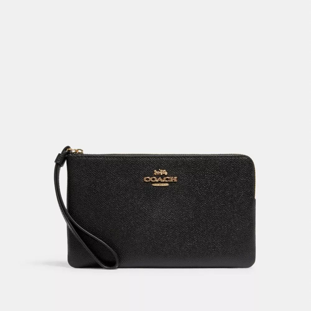 Bolsos de pulsera grandes con cremallera en la esquina