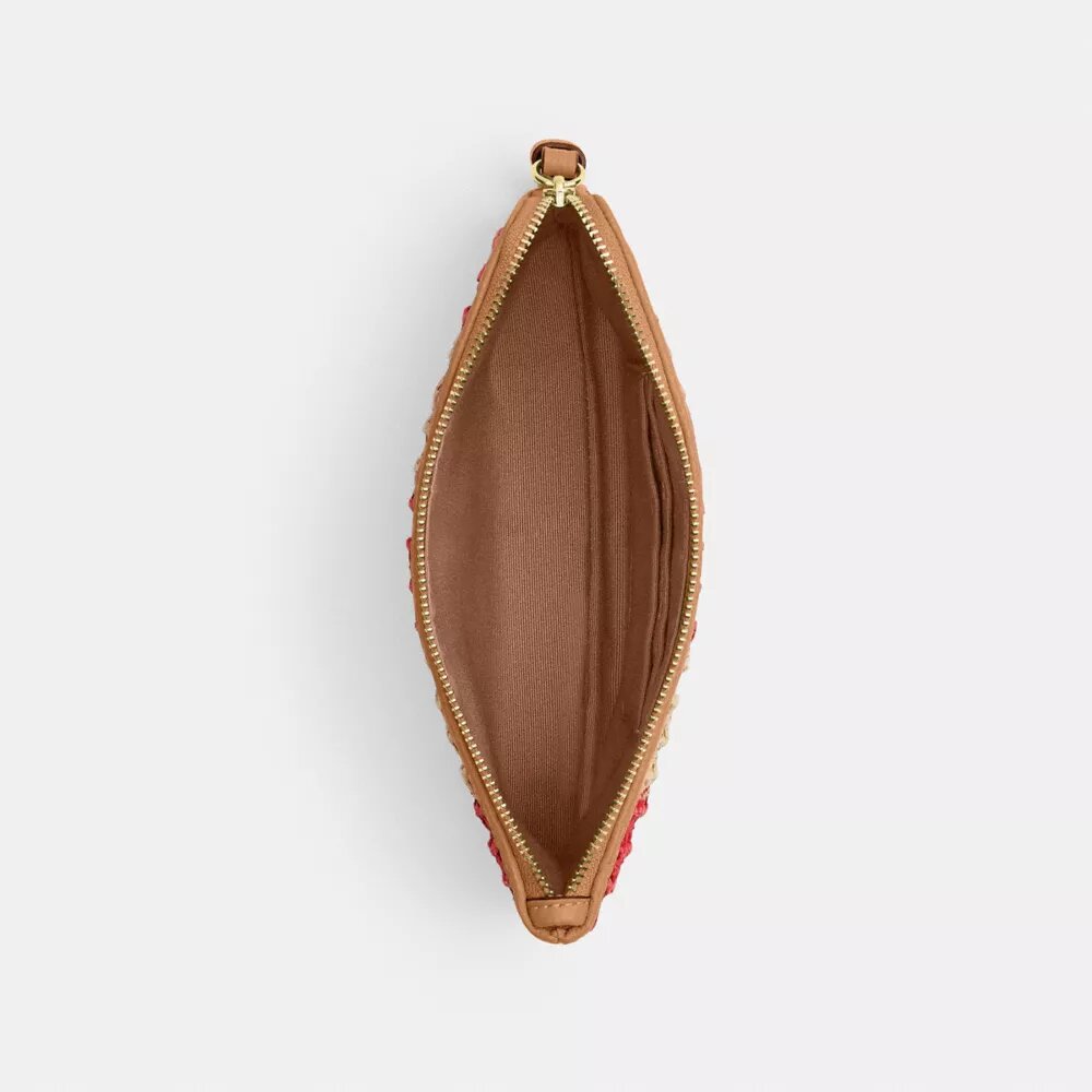 Bolsos de pulsera grandes con cremallera en la esquina