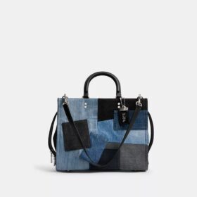 Bolsos Rogue con patchwork de mezclilla reciclada