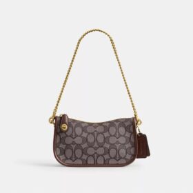 Bolsos Swinger 20 con cadena en jacquard característico
