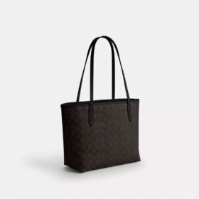Bolsos Tote City mediano en Signature Canvas