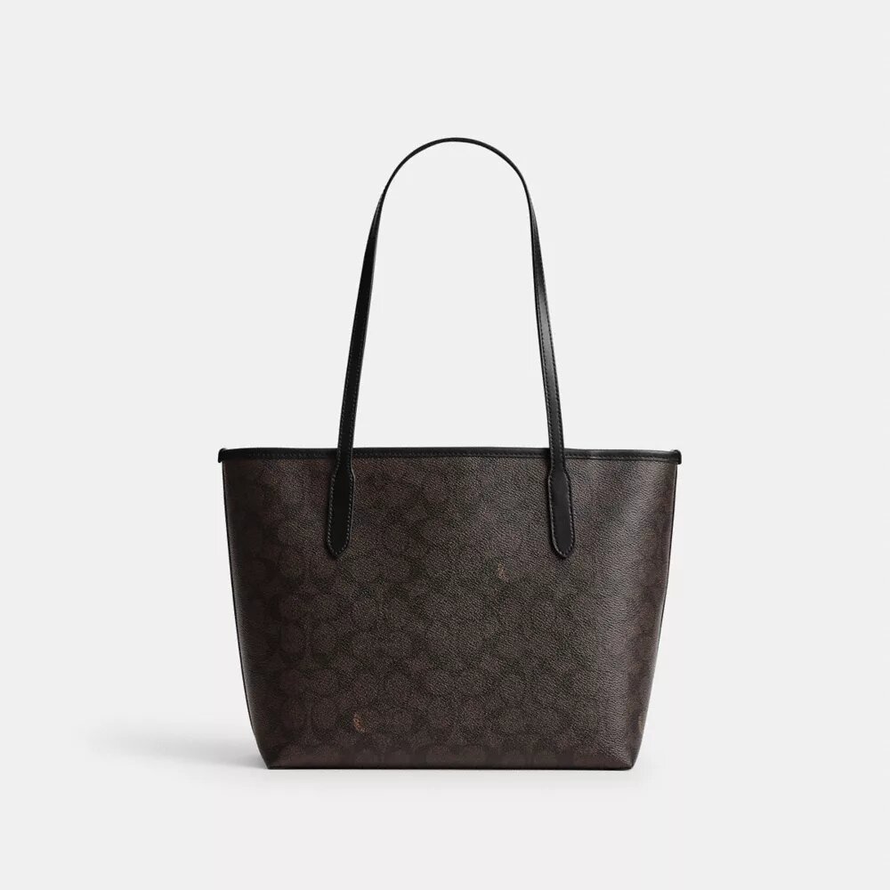 Bolsos Tote City mediano en Signature Canvas
