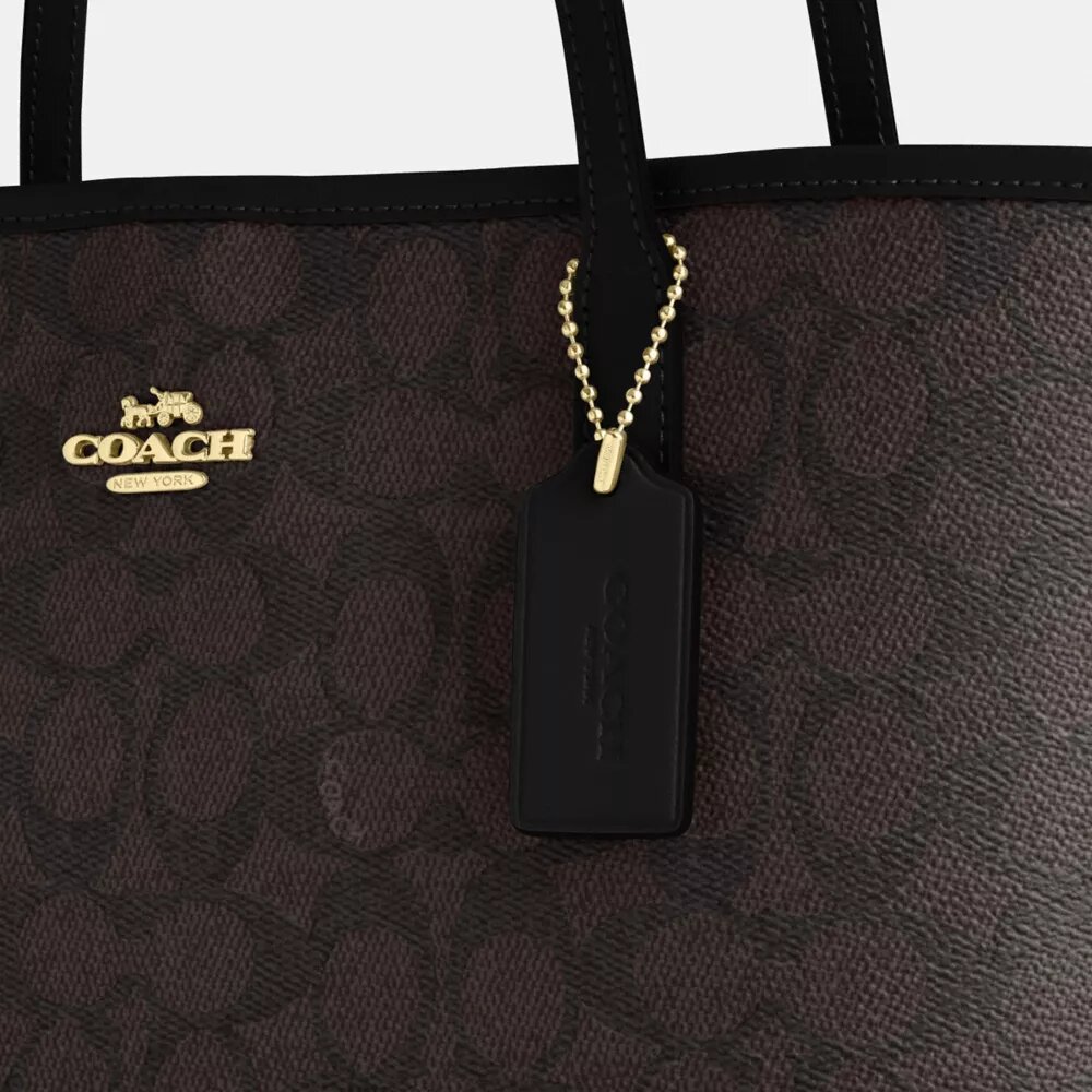 Bolsos Tote City mediano en Signature Canvas