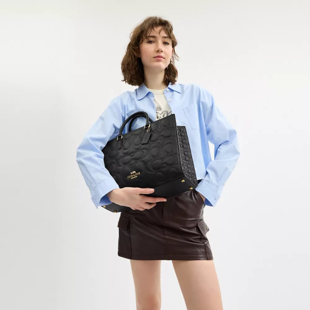 Bolsos Tote Maggie en cuero exclusivo