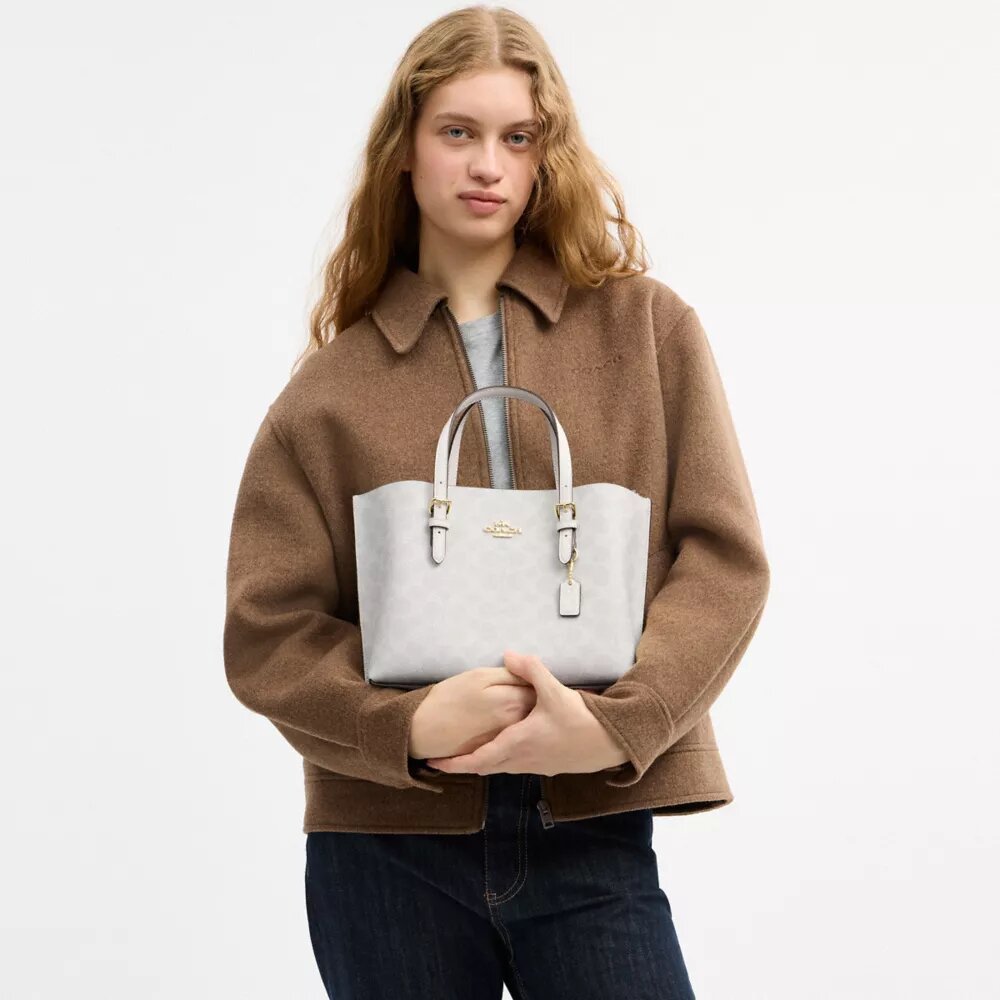 Bolsos Tote Mollie 25 en Signature Canvas