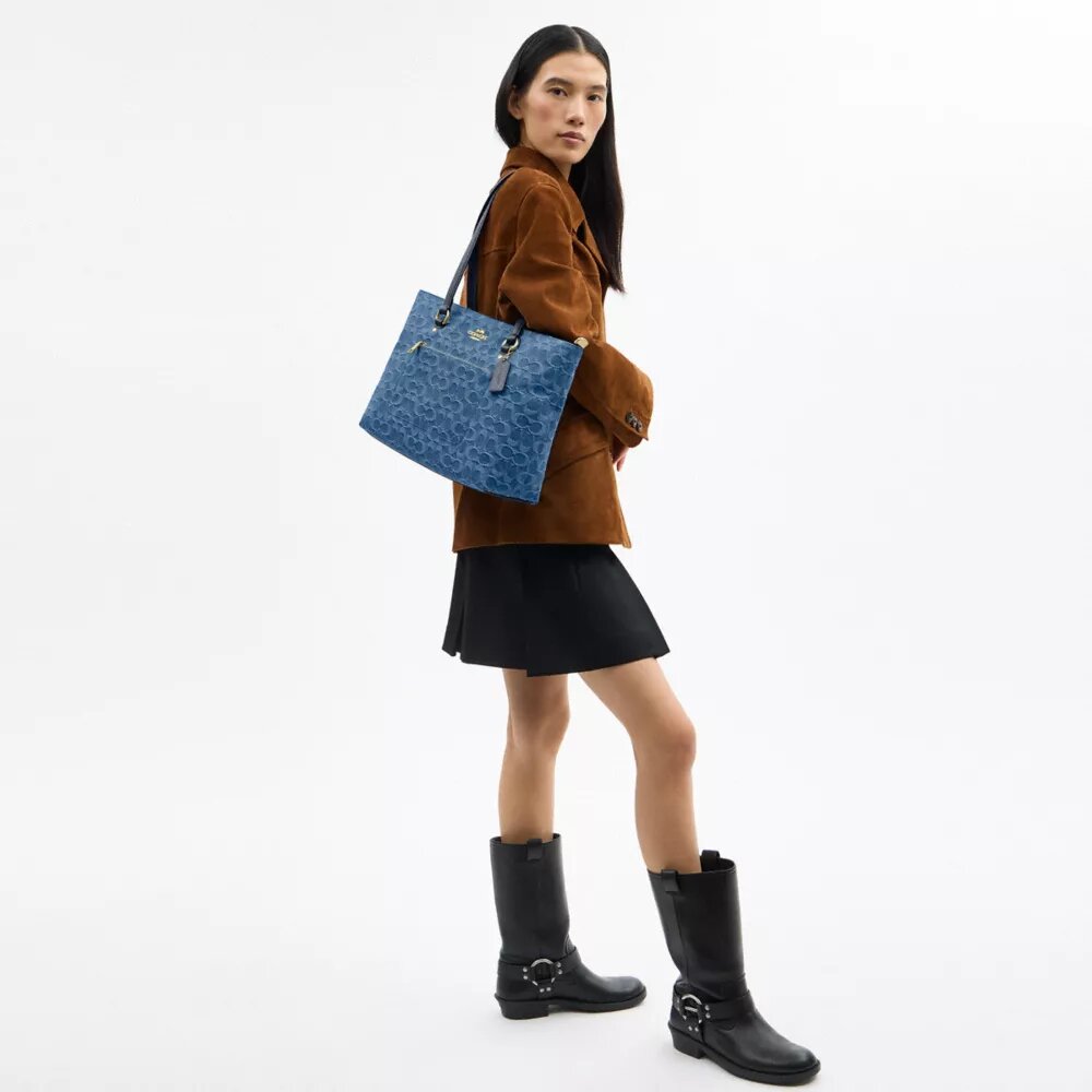 Bolsos Tote Station en denim exclusivo