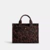 Bolsos Tote tipo cargo con estampado de leopardo