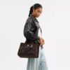 Bolsos Tote tipo cargo con estampado de leopardo