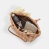 Bolsos Tote urbanos con estampado de cuadros vichy