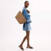 Bolsos Tote urbanos con estampado de cuadros vichy