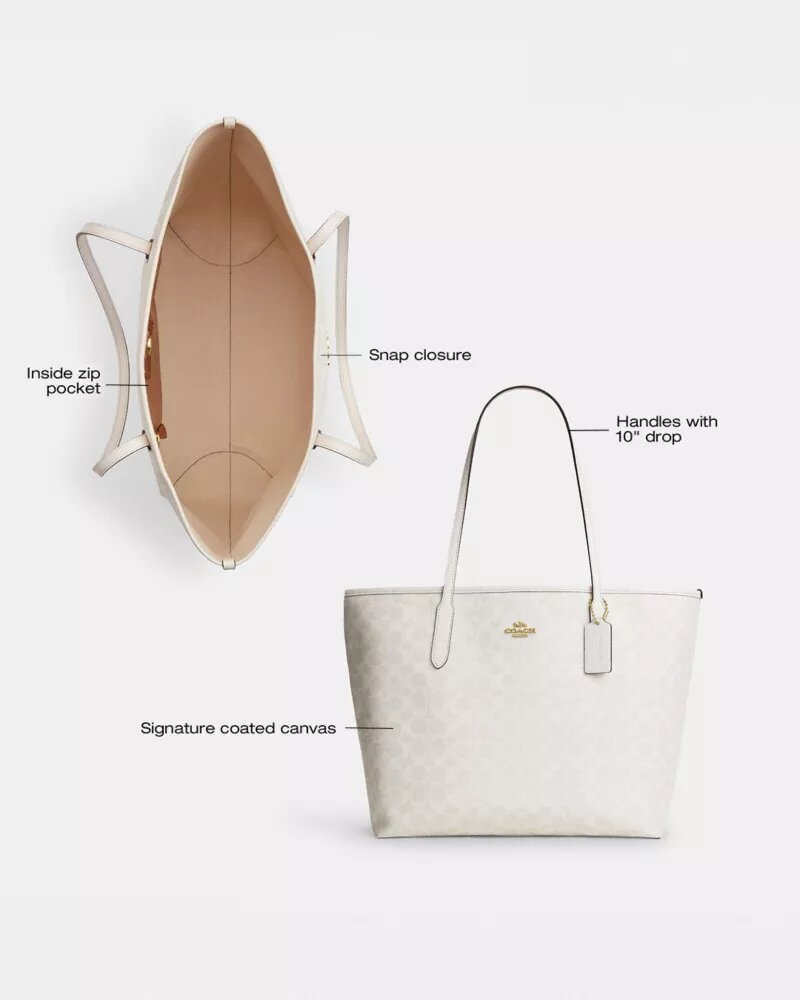 Bolsos Tote urbanos en Signature Canvas