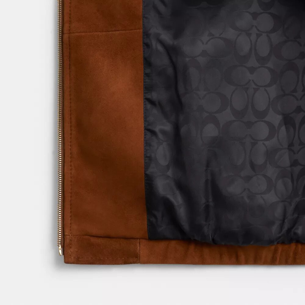 Bomber de gamuza oversize Heritage C