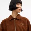 Bomber de gamuza oversize Heritage C