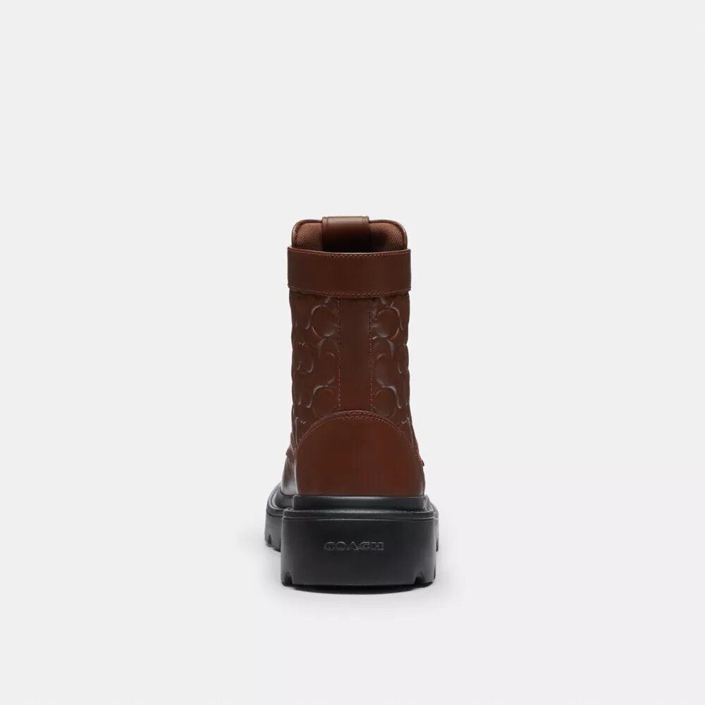 Botas militares en cuero exclusivo