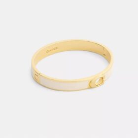 Brazalete con bisagra en forma de C