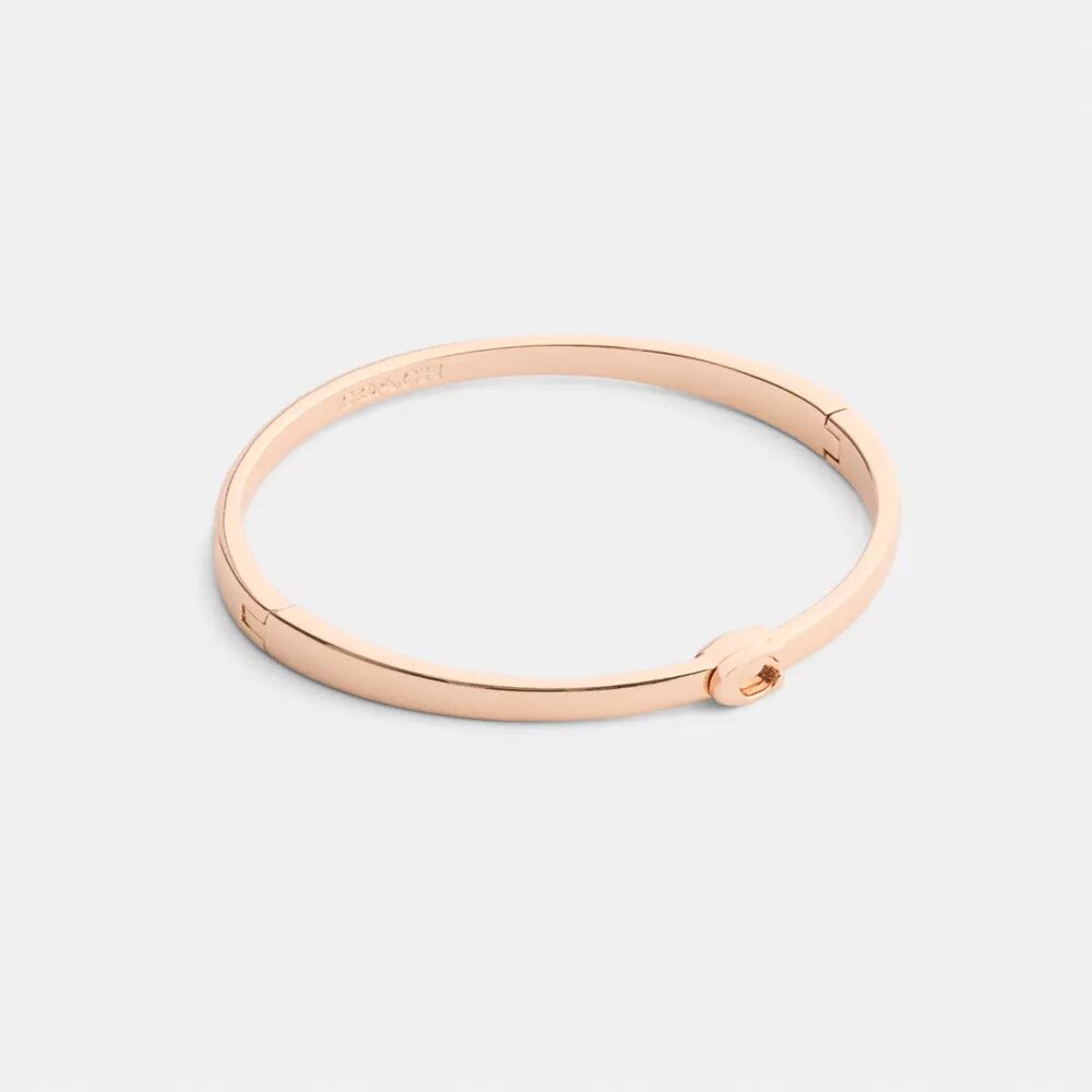 Brazalete delgado con bisagra característico