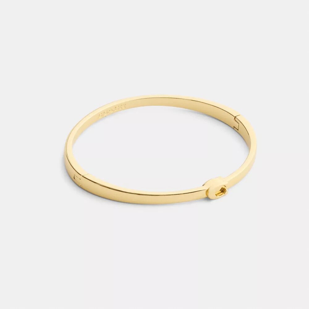 Brazalete delgado con bisagra característico