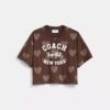 Camiseta corta con estampado de corazón, Horse and Carriage, de algodón orgánico
