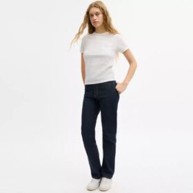 Camiseta de manga corta con bolsillo de algodón orgánico