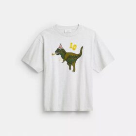 Camiseta holgada «10.º cumpleaños de Rexy» en algodón orgánico