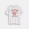 Camiseta holgada con diseño de pretzel en algodón orgánico