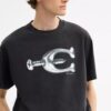 Camiseta holgada de algodón orgánico de la marca Hardware