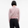 Cardigan con corazones en miniatura