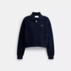 Cardigan con cremallera frontal