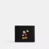 Cartera 3 en 1 Disney X Coach en cuero regenerativo con Mickey Mouse