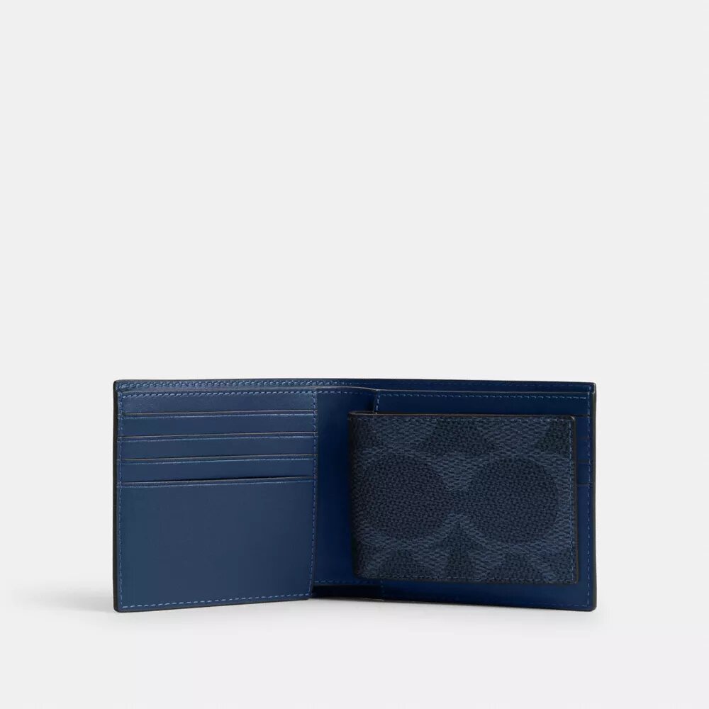 Cartera 3 en 1 en Signature Canvas