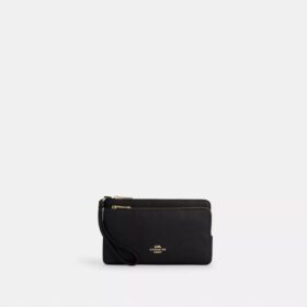 Cartera con doble cremallera