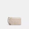 Cartera con doble cremallera en Signature Canvas
