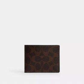 Cartera delgada de Signature Canvas