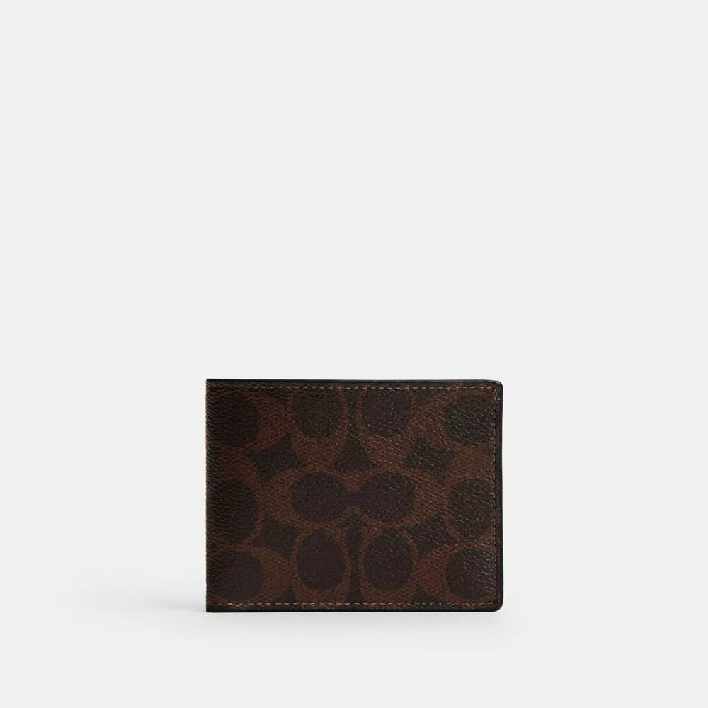 Cartera delgada de Signature Canvas