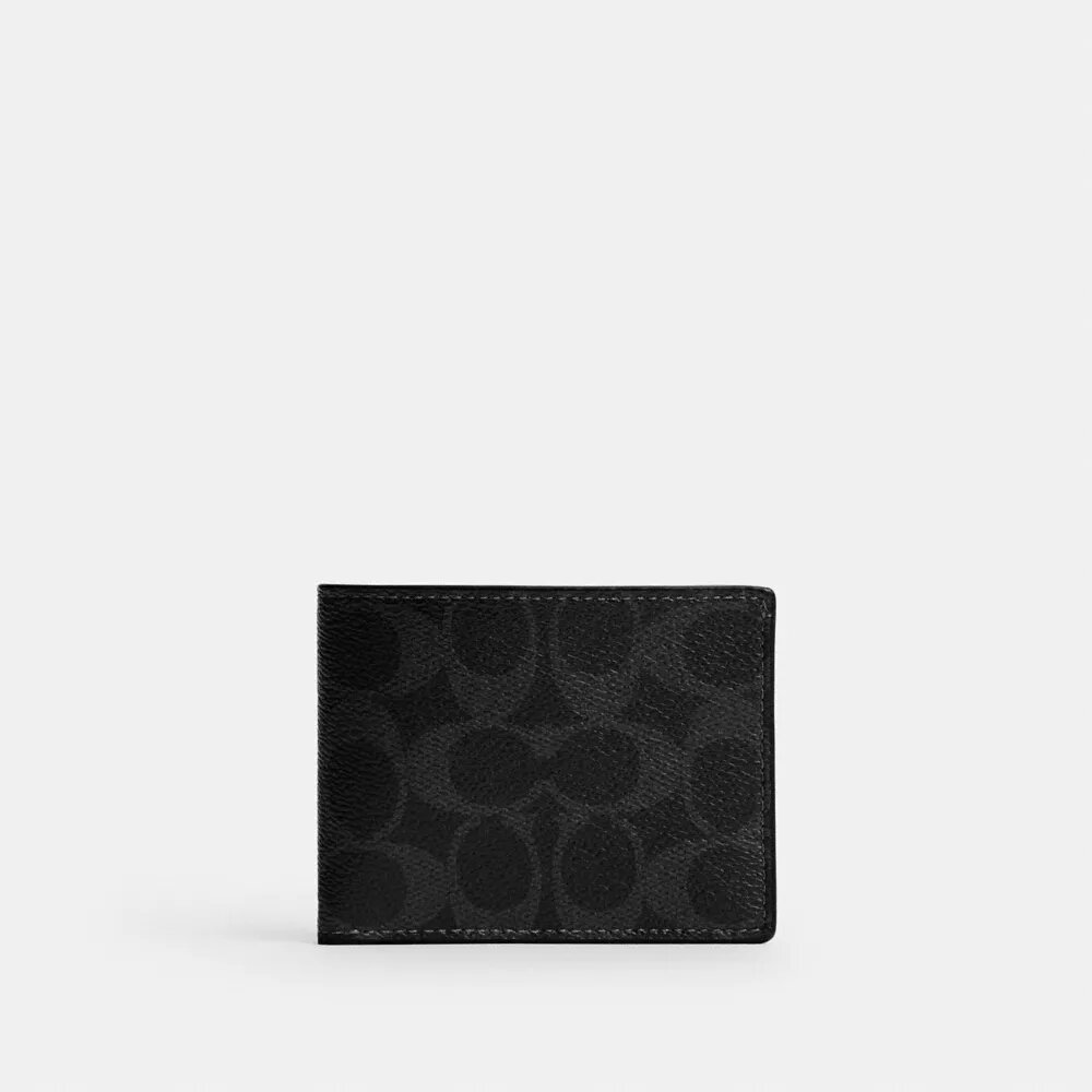 Cartera delgada de Signature Canvas