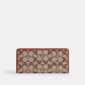 Cartera delgada Essential en jacquard Crystal Signature