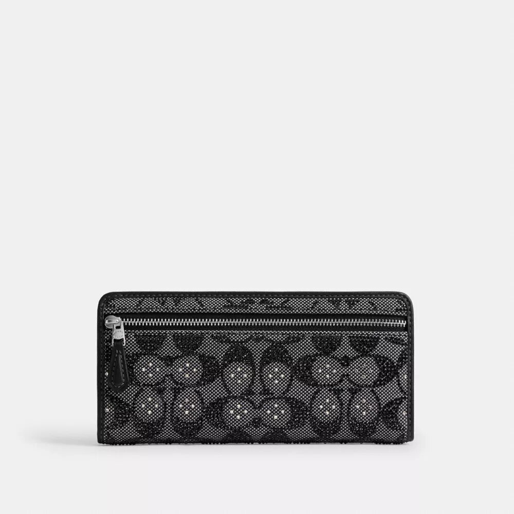 Cartera delgada Essential en jacquard Crystal Signature