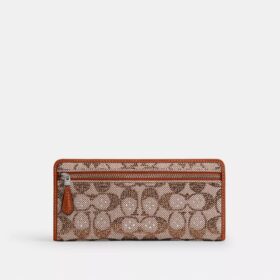 Cartera delgada Essential en jacquard Crystal Signature